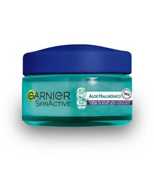 Garnier - *Skin Active* - Crème de nuit gelée hydratante Hyaluronic Aloe - Tous types de peaux