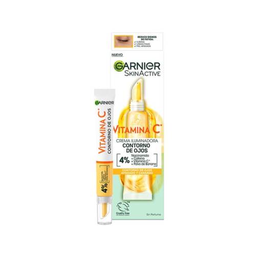 Garnier - *Skin Active* - Crème contour des yeux éclaircissante à la vitamine C