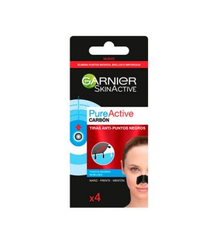 Garnier - Cleansing Nose Pore Strips Pure Active - Charbon