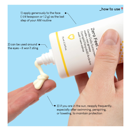 Geek & Gorgeous - Protection solaire pour le visage Zero Peel SPF 50