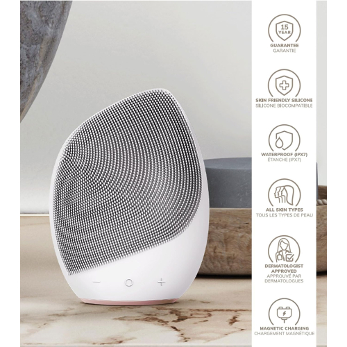 GESKE - Sonic Brosse nettoyante et massante pour le visage 5 en 1 - Or rose blanc