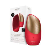 GESKE - *I love myself* - Brosse nettoyante et massante visage 6 en 1 Sonic Thermo - Red