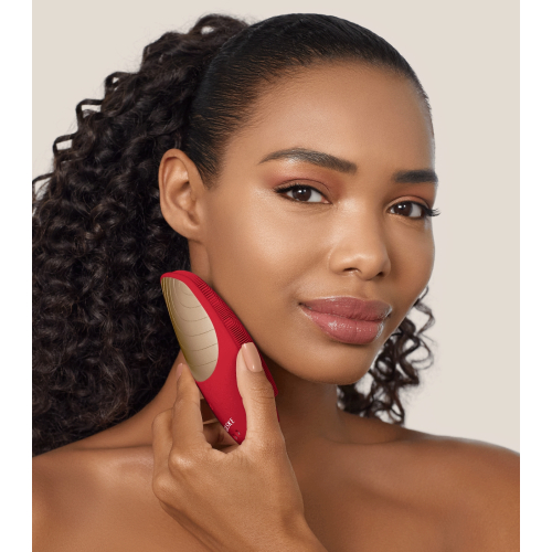 GESKE - *I love myself* - Brosse nettoyante et massante visage 6 en 1 Sonic Thermo - Red