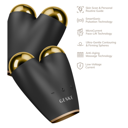 GESKE - Masseur Microcurrent Face-Lifter 6 In 1 - Black Gold