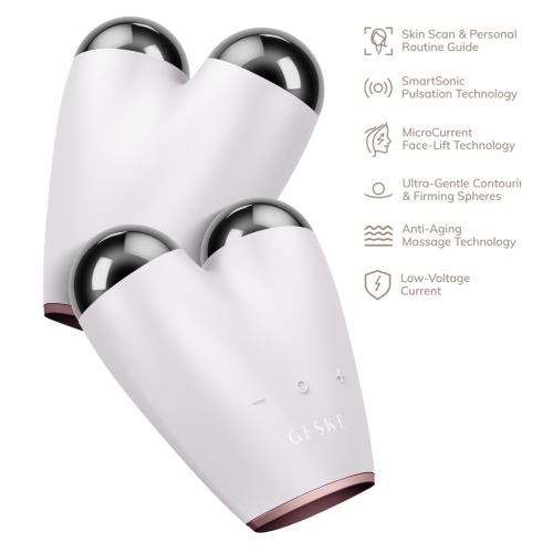 GESKE - Masseur Microcurrent Face-Lifter 6 In 1 - Blanc