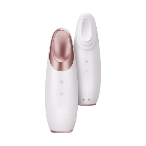 GESKE - Masseur Contour des Yeux Warm & Cool Energizer  6 en 1 - Or Rose Blanc