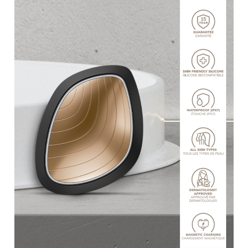 GESKE - Masque facial Sonic Warm & Cool 9 en 1 - Or Noir