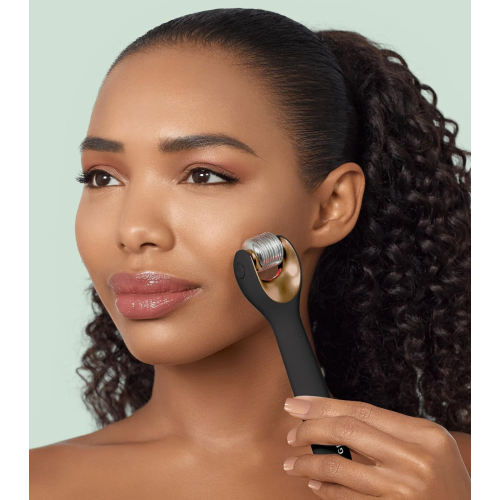 GESKE - Rouleau facial à micro-aiguilles 9 en 1 - Or noir