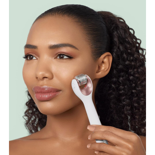 GESKE - Rouleau facial à micro-aiguilles 9 en 1 - White Rose Gold