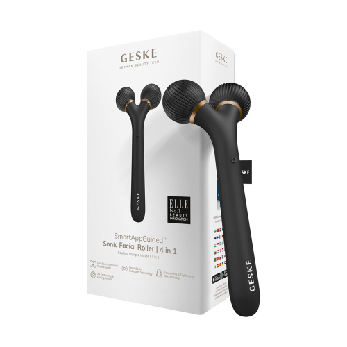 GESKE - Rouleau Facial Sonique 4 en 1 - Or Noir