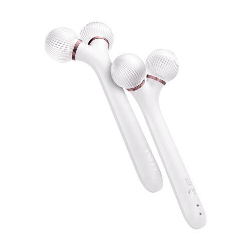 GESKE - Rouleau Facial Sonique 4 en 1 - Or Rose Blanc