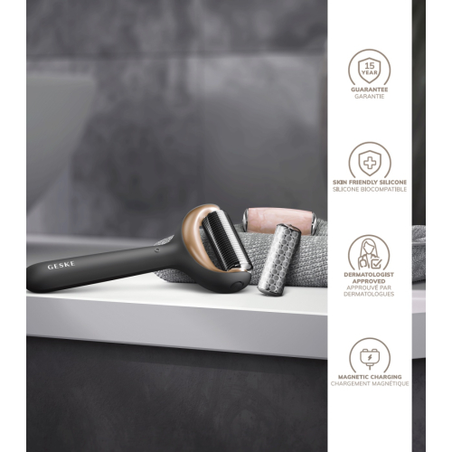 GESKE - Rouleau Microneedle Visage et Corps 9 en 1 - Or Noir