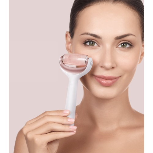 GESKE - Rouleau Microneedle Visage et Corps 9 en 1 - Or Rose Blanc