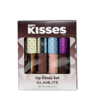 Glamlite - *Hershey's Kisses* - Ensemble de brillants à lèvres