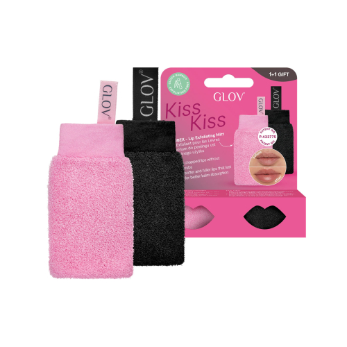 GLOV - *Amore Collection* - Duo de gants exfoliants pour les lèvres  Scrubex Kiss&Kiss Set