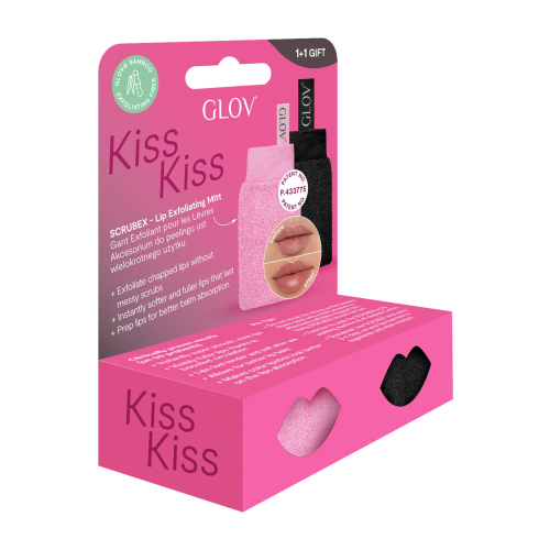GLOV - *Amore Collection* - Duo de gants exfoliants pour les lèvres  Scrubex Kiss&Kiss Set
