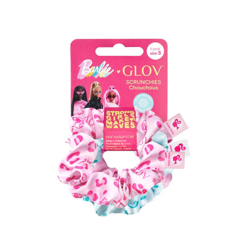 GLOV - *Barbie* - Pack de 3 chouchous - Taille S