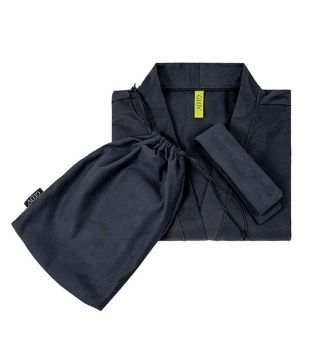 GLOV - Peignoir Ultra Absorbant Kimono Style - Noir