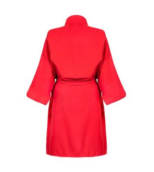 GLOV - Peignoir Ultra Absorbant Kimono Style - Rouge