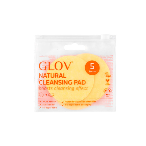 GLOV - Tampons en cellulose réutilisables Natural Cleansing Pad - 5-Pack