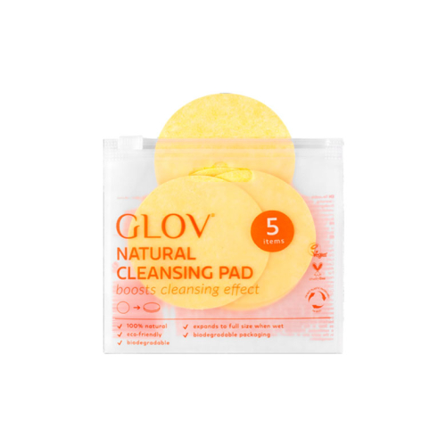 GLOV - Tampons en cellulose réutilisables Natural Cleansing Pad - 5-Pack