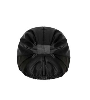 Glov - Bonnet de nuit anti-frisottis en satin - Noir