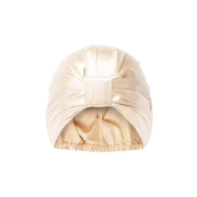 Glov - Bonnet de nuit anti-frisottis en satin - Champagne