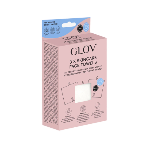 GLOV - Pack 3 serviettes faciales en microfibre Luxury Face