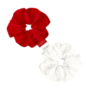 GLOV - Pack de 2 chouchous Satin Scrunchies taille M