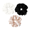 GLOV - Pack de 3 chouchous Satin Scrunchies taille L
