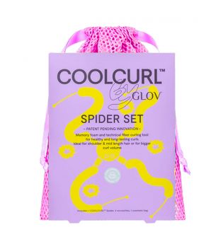 GLOV - Set pour boucler les cheveux sans chaleur Cool Curl Spider - Black