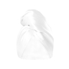 GLOV - Serviette Turban Double Face en Satin - Blanc