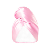 GLOV - Serviette Turban Double Face en Satin - Rose