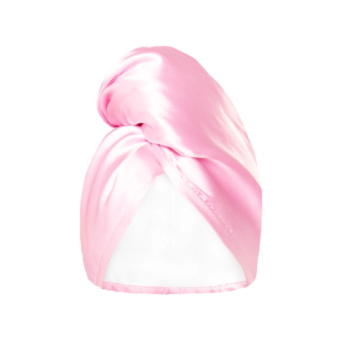 GLOV - Serviette Turban Double Face en Satin - Rose