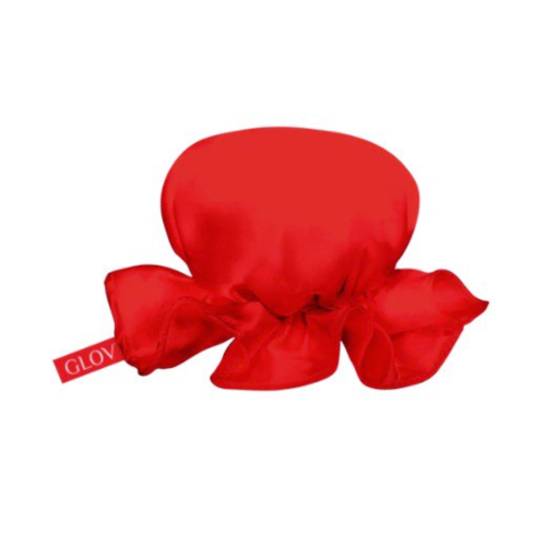 GLOV - Mini turban satiné anti-frisottis - Rouge