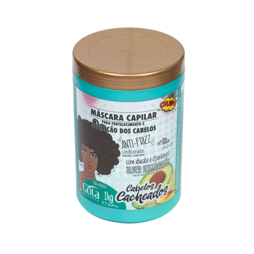 Gota Dourada - Masque fortifiant pour cheveux bouclés (1 Kg)