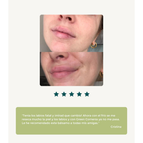 Green Cornerss - Baume à lèvres réparateur à l'avocat