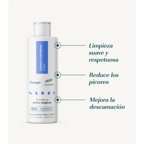 Green Cornerss - Shampoing aux pois - Cuir chevelu sensible