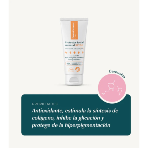 Green Cornerss - Crème solaire minérale teintée SPF 50 - Peaux sensibles