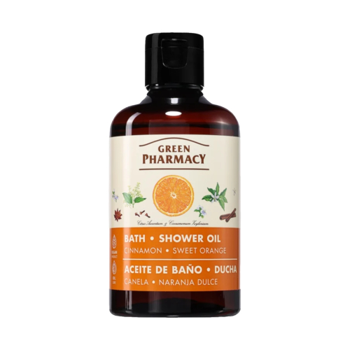 Green Pharmacy - Huile de bain - Mandarine et cannelle