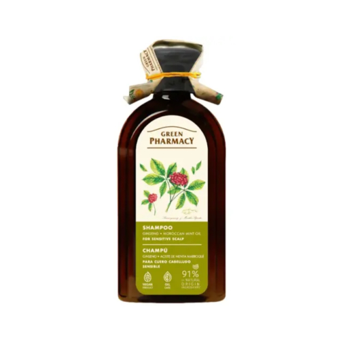 Green Pharmacy - Shampoing au Ginseng - Cuir Chevelu Sensible