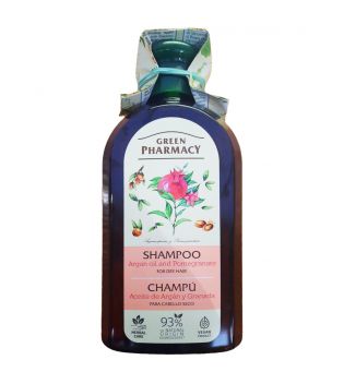 Green Pharmacy - Shampooing cheveux secs - Arganier et grenade