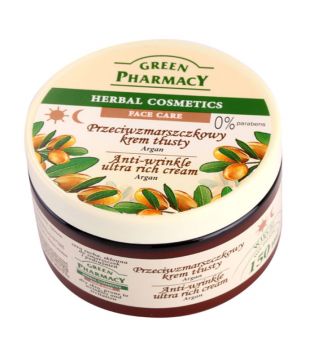 Green Pharmacy - Crème anti-rides hydratante pour peaux sèches - Argan