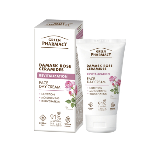 Green Pharmacy - Crème de Jour Revitalisante - Rose de Damas + Céramides