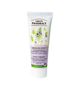 Green Pharmacy - Crème pour les pieds aux cors et callosités - Alpha hydroxy acide et huile de cèdre