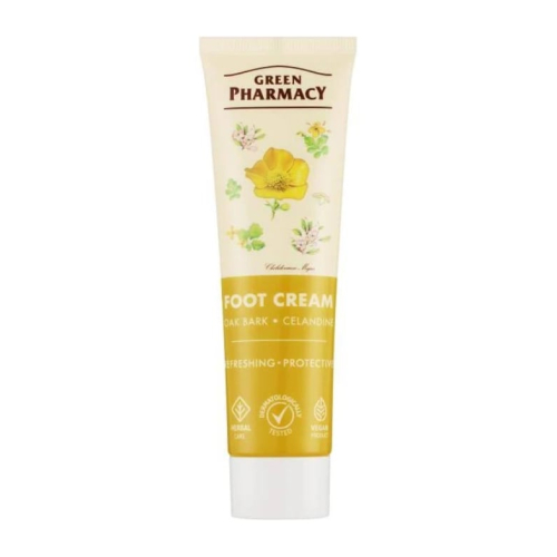 Green Pharmacy - Crème protectrice pour les pieds - Chêne et chélidoine