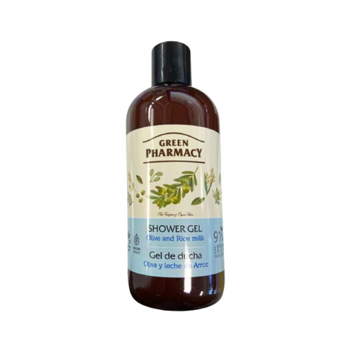 Green Pharmacy - Gel douche - Lait d'olive et de riz