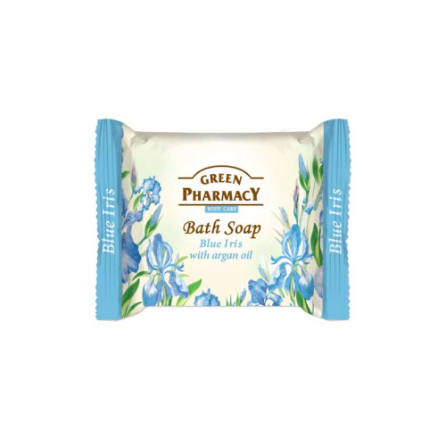 Green Pharmacy - Savon de bain en barres - Iris bleu à l'huile d'argan