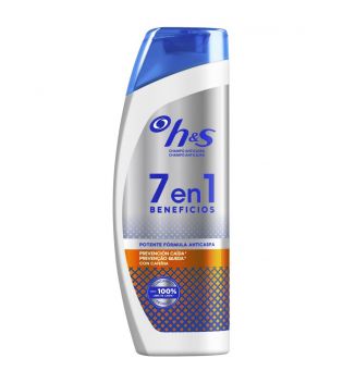 H&S - Shampoing antipelliculaire 7 en 1 Bienfaits 500ml - Prévention des chutes