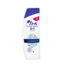 H&S - Shampoing et revitalisant antipelliculaire 2en1 Classic 340ml